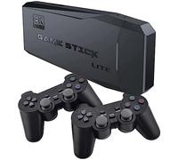 Console de jeu Plug and Play 64G, consoles de jeux vidéo rétro sans fil 64 bits, mini clé de jeu TV 4K HD, 10 000 jeux classiques intégrés, prise en charge PS1 N64 FC ATARI, etc. 9 simulateurs prenant