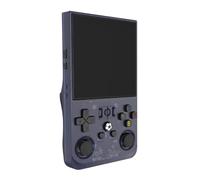 Console de jeu portable 128 Go, écran 4", double joysticks (gris clair) | Linux open source, résolution 720 × 720, batterie de 4000 mAh, mémoire extensible et sac de rangement pour jeux mobiles