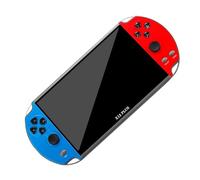 Console de jeu portable avec grand écran haute définition de 17,8 cm, plus de 10 000 jeux, jeux vidéo, console portable avec double mode de contrôle et sortie AV, cadeau pour les amateurs de jeux
