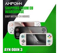 Console de jeu portable AYN ODIN 3, écran AMOLED 6 pouces 120Hz, Qualcomm 8 Elite, 8000mAh, charge rapide 60W, sortie DP 4K, jeux rétro, Android, nouvelle ODIN3 noir