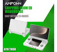 Console de jeu portable AYN THOR Clamshell 6 pouces 120Hz AMOLED Snapdragon 8 Gen 2 Sortie DP 4K Snapdragon 8 Gen 2 6000mAh Charge rapide 27W Console de jeu rétro GREY