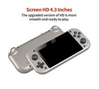 Console de jeu portable de 4,3 pouces, console de jeu rétro M17 64G plus de 20000 jeux