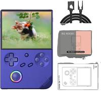 Console de jeu portable, écran 4,0", batterie 3200mAh, système d'exploitation Linux, bleu, 256G et 256G PSP