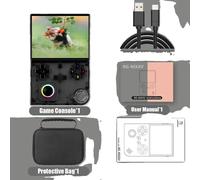 Console de jeu portable, écran 4,0", batterie 3200mAh, système d'exploitation Linux, noir et sac, 256G Seulement 300 PSP
