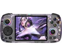 Console de jeu portable, écran IPS 4 pouces, processeur Unisoc T820, mémoire 128 Go, violet, PAS DE JEU