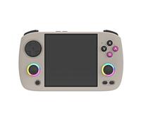 Console de jeu portable, écran IPS de 10 cm, 8000 jeux rétro intégrés, manette sans fil, prise en charge du Wi-Fi 2,4 G/5G, jeux multi-plateformes, sortie, joystick RVB (gris)