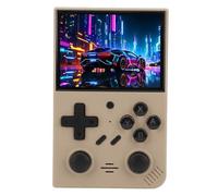 Console de Jeu Portable, écran LCD IPS 3,5 Pouces, 4 Cœurs, Console de Jeu Rétro 1,5 GHz, Console de Jeu de Poche pour la Maison et Les Voyages en Plein Air (64G+Jaune)