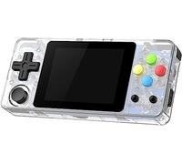 Console de jeu portable, mini consoles de jeux de poche rétro Tony Open Source System Arcade Joystick intégré plus de 10 000 jeux prenant en charge 30 simulateurs [mise à niveau 2.0] ( Size : Clear )