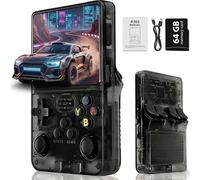 Console de jeu portable R36S rétro améliorée avec plus de 22 000 jeux, écran IPS de 3,5", console vidéo rétro portable avec système Linux, console de jeu pour la maison et les voyages