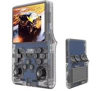 Console de Jeu Portable R40S Pro avec 30000+ Jeux Classiques HD, écran IPS de 3,5 Pouces, 45+ émulateurs, Batterie 3800 mAh, Console vidéo rétro Portable 256 Go, Noir (Noir)