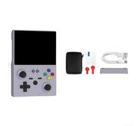 Console de jeu portable rétro avec écran IPS HD de 4,5 pouces, 18 000 jeux classiques, 30 émulateurs, joystick amovible, design portable pour les déplacements (Gay)