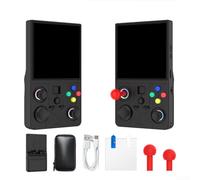 Console de jeu portable rétro, DC40 V, arcades 3D portables avec WiFi moule personnalisé, dieu de la guerre tout-en-un, expérience de jeu amusante (noir)