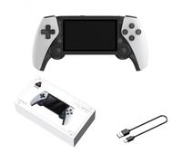 Console de jeu portable rétro M25 - Nouveau lecteur de jeu rétro avec batterie 3000 mAh Carte TF 64 Go, écran IPS HD 4,3" - Plus de 20 000 jeux vidéo classiques prend en charge la connexion TV