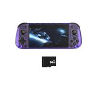 Console de Jeu Portable Rétro R50S de 5,1 Pouces, Système pour Linux 64 Go, Écran IPS, Console de Jeu en Ligne à Deux Joueurs