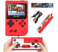Console de jeu portable rétro rouge - Super Mario - 400 jeux classiques - 3.0 pouces