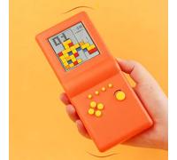 Console de Jeu Portable rétro Tetris avec Plus de 20 Jeux intégrés, écran de 3,5 Pouces ( Orange)