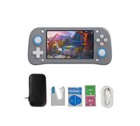Console de Jeu Portable Rétro XF43, Écran IPS 4,3 Pouces, Lecteur de Jeu Linux Open Source, Puce RK3128, Lecteur Vidéo de Poche, Gris