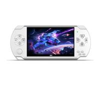 Console de Jeu Portable rétro YHFITN 4,3 Pouces - Jeux Classiques intégrés, Console de Jeux vidéo Portable avec Connexion TV, Batterie Rechargeable et Extension par Carte TF (White)