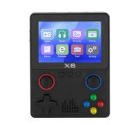 Console de Jeu Portable X6 avec Carte 32 Go, Console de Jeu Rétro Portable, Mini émulateur de Jeu Vidéo 3,5 Pouces - 11 émulateurs Pris en Charge, Plus de 10 000 Jeux Préchargés