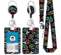 Console de jeu pour porte-badge d'identité, console de jeu avec bobine rétractable robuste, cadeau pour enseignants, infirmières, étudiants