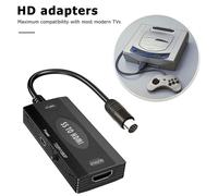 Console de jeu pratique SS vers HDMI, adaptateur Compatible pour Sega Saturn HD, convertisseur TV, connecteur de télévision, accessoires de périphérique