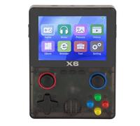 Console de Jeu Rétro à Main, Joueur de Jeu Portable Portable à Double Rocker des IP de 3,5 Pouces pour Intérieurs (Noir Transparent)