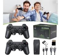 Console De Jeu Rétro avec Plus De 20000 Jeux,Manettes sans Fil for 2 Joueurs,Clé De Jeu TV HDMI Plug and Play,Système De Jeu Vidéo D'arcade Domestique for Le Divertissement en Famille