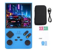 Console de Jeu rétro de 256g de 4,0 Pouces, Console de Jeu Portable avec Jeux préchargés 720x720 Système Open Source 4000mAh Batterie Portable Player Red (Ocean Blue)