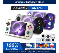Console de jeu rétro portable Anbernic RG476H, écran LTPS In-Cell de 4,7 pouces, Android 13, stockage 128 Go UFS2.2, joystick 3D AI, WiFi, Bluetooth Indigo