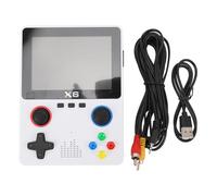 Console de Jeu rétro Portable avec Carte mémoire de 32 Go, Appareil de Jeu HD à Double Levier pour Adultes, écran IPS de 3,5 Pouces, Prend en Charge Les émulateurs MD, MAME, SMC et (Blanche)