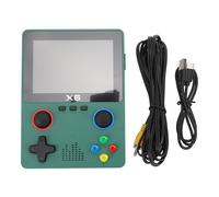 Console de Jeu rétro Portable avec Carte mémoire de 32 Go, Console de Jeu HD à Double Joystick pour Adultes, écran IPS de 3,5 Pouces, Prise en Charge d’Un Stockage Extensible (Verte)