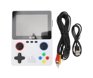 Console de Jeu rétro Portable avec Carte mémoire de 32 Go, Console de Jeu HD à Double Joystick pour Adultes, écran IPS de 3,5 Pouces, Prise en Charge d’Un Stockage Extensible (Blanche)