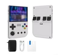 Console de jeu rétro portable avec plus de 20 000 jeux classiques, portable pour mini joueur, design compact 13 x 6 x 3 cm pour les voyages et le divertissement à domicile (blanc)