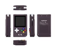 Console de jeu rétro portable - RNCYN - Écran 1.54"" IPS - Rechargeable - Gris - Jeu Jouer - Langues multiples