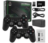 Console de jeu rétro - YIBUJIAZU - Nostalgia Stick Game - 20 000 jeux - HDMI 4K - 2 manettes sans fil