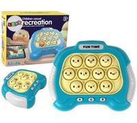 Console de jeu sensorielle Pop It, à piles, avec sons et lumières, jaune