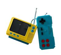 Console de jeu traditionnelle transportable rechargeable avec contrôleur intégré - Idéal pour les voyages et les dons - Cadeau traditionnel