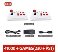 Console De Jeu Vidéo Irus Corn Arcade, Anciers De Jeu Tv 4k Avec Double Manette D'arcade, 41000 Jeux Pour Macloser, Sega, Ps1, Atari, Cadeau Pour Enfant-41000 - 2 Joystick