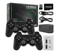 Console de Jeu vidéo M8 - Jeux Classiques avec 9 émulateurs intégrés, Sortie HDMI 4K, 128G, Machine de Jeu Plug and Play avec Plus de 20 000 Jeux intégrés, Manette de Jeu sans Fil 2,4 g