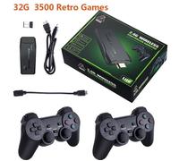 Console de jeu vidéo rétro - keeper - Double manette sans fil - 4K HD - 10000 jeux intégrés - Compatible GBA