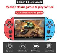 Console de jeu vidéo rétro Portable, lecteur Portable, Mini jeux vidéo d'arcade pour rétrogaming de poche familial Yellow