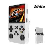 Console de jeu vidéo rétro R36S Plus, système Linux, écran IPS 3.5 ", lecteur vidéo de poche portable, 64 Go, 128 Go Purple