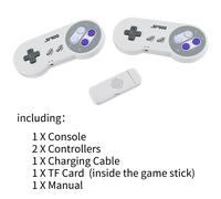 Console De Jeu Vidéo Sans Fil Sf900 4k Hd Vers Tv 2.4g, Contrôleur De Jeu Pour Ps1/Fc/Gba Retro Tv Dendy, 926 Jeux Classiques