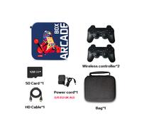 Console de jeux Arcade Box (128 Go sans fil) pour PS1/N64/DC 256 Go Boîte de jeux vidéo rétro classique