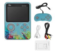 Console de Jeux, EleBikk Console Retrogaming G5, Console de Jeux Portable Ultra-mince de 3,0 Pouces, écran Couleur Souple HD, Batterie 1000mAh Longue Durée, Support TV Grand écran, 500 Jeux Classiques