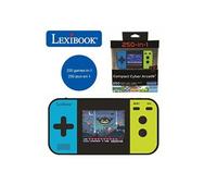 Lexibook Console de jeux portable Cyber Arcade JL2377 — 250 jeux, écran LCD, à piles, Noir/Bleu/Vert