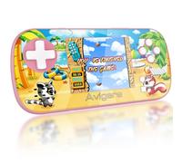 Console de Jeux Portable Enfant, 220 Jeux, écran 3,5 Pouces, Rose