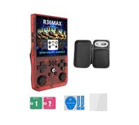 Console de jeux portable RetrÃ' R36MAX 128 GB, Tela IPS 4,0 Polegadas, Reprodutor VÃdeo Bolso PortÃtil, CompatÃvel com Mais 30 Emuladores D