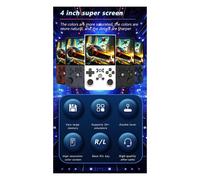 Console de jeux portable RetrÃ' R36MAX 128 GB, Tela IPS 4,0 Polegadas, Reprodutor Video Bolso PortÃtil, CompatÃvel com Mais 30 Emuladores e