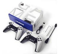 Console de Jeux Portable Upgrad Console Retrogaming 4K HDMI Retro Game Stick avec 20 000 Jeux Classiques intégrés, Deux Manettes sans Fil 2.4Ghz, Plug and Play pour TV (128G with 40000Games Black)